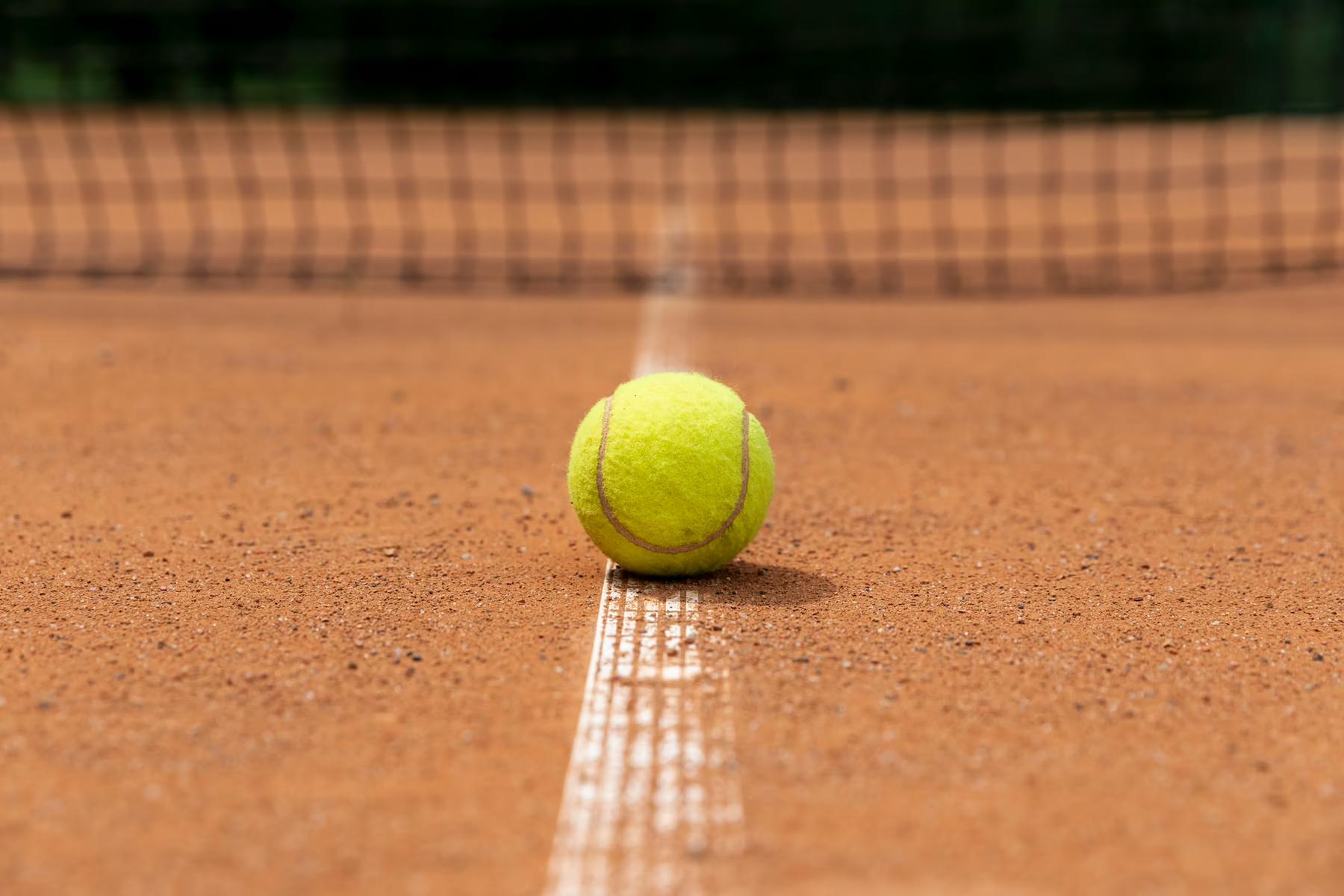 Les terrains de tennis